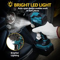 Ensemble de 4 outils électriques en acier au carbone 21V marteau meuleuse d'angle clé à chocs perceuse-tout boîtier rigide Support de personnalisation OEM
