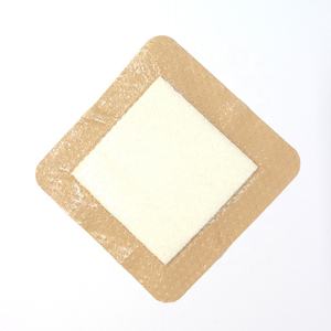 BLUENJOY Produit de <span class=keywords><strong>pansement</strong></span> en mousse pour soins des plaies par brûlures de qualité médicale Pansements en mousse de <span class=keywords><strong>silicone</strong></span> auto-adhésifs bordés à haute absorption - Product Image 1