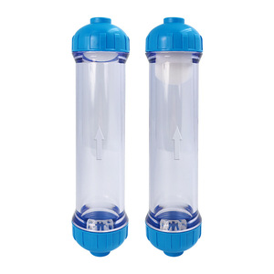 Carcasa de filtro pequeña T33 de 2 pulgadas, cartucho de filtro purificador de agua transparente para sistema de filtración DIY - Product Image 5