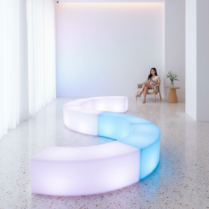 Banc d'extérieur en fibre de verre pour centre commercial, parc, espace public, modèle CS-0197, origine Guangdong - Product Image 3