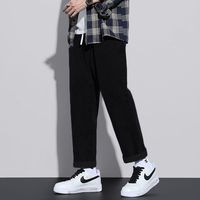 Jean en denim pour homme, coupe droite, avec détails de coutures apparentes, style Repulse Stitch Drive Off, fournisseur Disgust