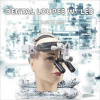 Loupe dentaire électrique binoculaire ZY-Med 4X 5X 6X avec lampe frontale LED réglable 5W pour dentiste et chirurgien, garantie 1 an