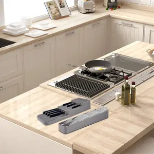 39.6 di alta qualità * 11*5.5cm posate coltelli separati scatola di immagazzinaggio cassetto cucina forniture da cucina