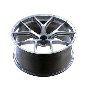 Jantes monobloc en alliage d'aluminium 6061 T6 personnalisées 19 pouces 19x9 19x10 5x112 66.56 Roues forgées décalées en argent à alésage central pour <span class=keywords><strong>Audi</strong></span> RS5 - Product Image 3