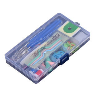 เครื่องมือถักโครเชต์อลูมิเนียม100ชิ้นพร้อมส่วนประกอบถักโลหะเครื่องมือทำมือสำหรับผู้ใหญ่ - Product Image 6