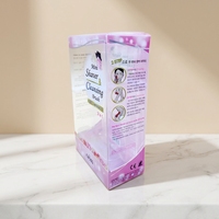 Boîtes d'emballage en plastique PET PVC recyclables sur mesure pour cosmétiques en poudre libre, boîtes pliantes en plastique