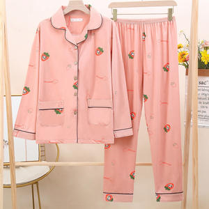 <span class=keywords><strong>Pijamas</strong></span> <span class=keywords><strong>de</strong></span> seda <span class=keywords><strong>de</strong></span> leche <span class=keywords><strong>de</strong></span> otoño, cárdigan <span class=keywords><strong>de</strong></span> manga larga, conjunto <span class=keywords><strong>de</strong></span> dos piezas, talla grande, fatmm250Jin, ropa <span class=keywords><strong>de</strong></span> casa - Product Image 5