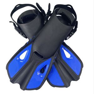 Palmes de plongée transfrontalières réglables pour la plongée en apnée, unisexe, équipement d'entraînement de natation pour adultes - Product Image 1