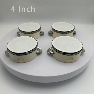 ขายส่งแทมบูรีนหนังแกะขนาด 4 นิ้ว รุ่นขายดีที่สุด เหมาะสำหรับการเล่นดนตรีออร์ฟและเป็นของขวัญแต่งงาน ราคาคุ้มค่ามาก - Product Image 2