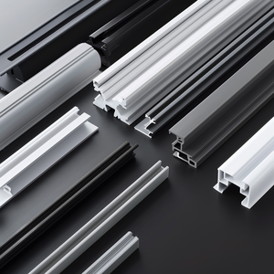 Mở Khuôn Tùy Chỉnh Chất Lượng Cao Nhựa PVC Trượt Rèm Theo Dõi Rèm Đường Ray Trượt Cho Trang Trí Nội Thất - Product Image 4