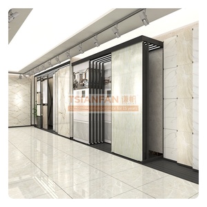 Showroom Horizontal Sample Pull Push Marble <strong>Wall</strong> Slab <strong>Display</strong> Stand Ceramic Tile Artificial Stone Sliding Tile <strong>Display</strong> Rack - Product Image 1