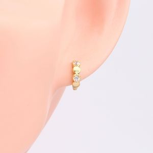 ต่างหูเม็ดเดี่ยวรูปหัวใจสีเงินสเตอร์ลิงสี925สไตล์มินิมอลลิสต์ฝังเพทายระดับพรีเมี่ยมดีไซน์หรูหราราคาไม่แพงสำหรับผู้หญิง - Product Image 3