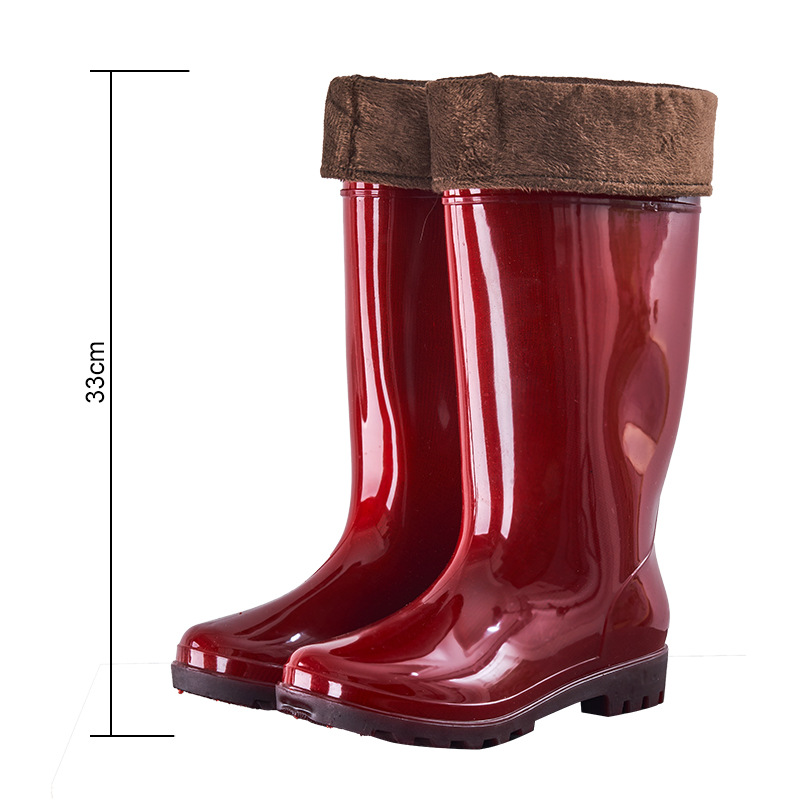 B-226 marron, femme, grande taille, doublé polaire