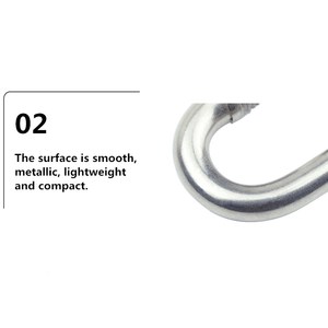 Connecteurs en acier inoxydable, 4 pièces, lien <span class=keywords><strong>rapide</strong></span> - Product Image 4