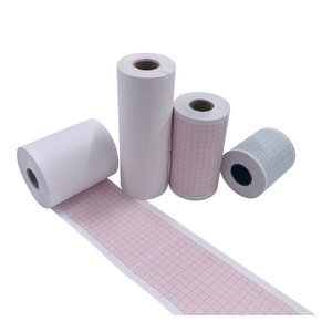 Papel Térmico para Grabación de <span class=keywords><strong>ECG</strong></span> CTG, Papel para <span class=keywords><strong>ECG</strong></span> AT-1 (90 mm x 90 mm x 200 Hojas) para Máquina <span class=keywords><strong>GE</strong></span> <span class=keywords><strong>MAC</strong></span>--500, Rollo de Papel para <span class=keywords><strong>ECG</strong></span> - Product Image 1