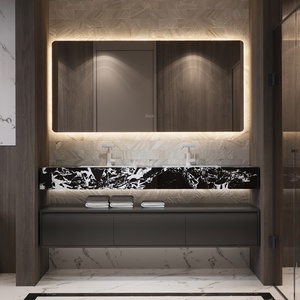 Hotel Luxury Rock Slab Gabinetes <span class=keywords><strong>de</strong></span> <span class=keywords><strong>baño</strong></span> <span class=keywords><strong>Lavabo</strong></span> Conjunto <span class=keywords><strong>de</strong></span> gabinete <span class=keywords><strong>Muebles</strong></span> <span class=keywords><strong>de</strong></span> tocador <span class=keywords><strong>de</strong></span> <span class=keywords><strong>baño</strong></span> - Product Image 1