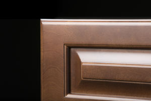 บอร์ดพีวีซีไม้เนื้อแข็งหรูหราทันสมัยมีกรอบมันวาวสูงสีน้ำตาลพร้อมประกอบตู้ครัวจากเวียดนาม - Product Image 6