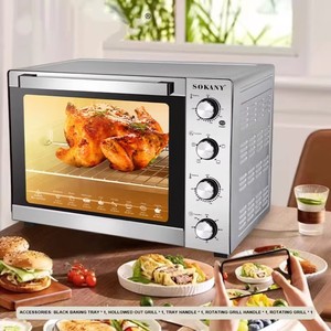 Hornos de encimera personalizados de 1900W, hornos inteligentes de 60l de capacidad, electrodomésticos pequeños, <span class=keywords><strong>horno</strong></span> de <span class=keywords><strong>60</strong></span> <span class=keywords><strong>litros</strong></span> - Product Image 2