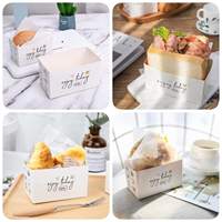 Emballage alimentaire en papier kraft pour sandwichs, mini-burgers, plateaux à toasts, porte-pains pour les distributeurs de services alimentaires et l'emballage