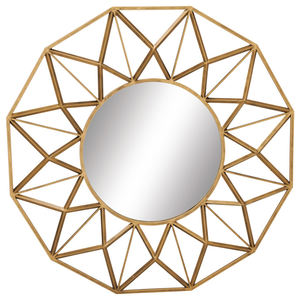 Miroir mural rond en métal, de forme géométrique, 10 pièces, décoratif - Product Image 1