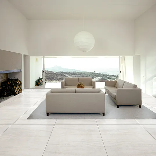 Telha de porcelana, design gráfico moderno, branco liso, fosco, piso rústico, 600x600