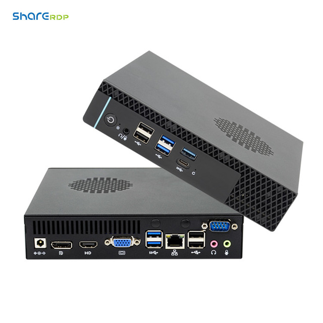 Sharerdp Best PC Intel Core I5 12th Gen 12400 8+256G X86 Linux Office Cheap China Gaming Mini PC Desktop Computers Custom