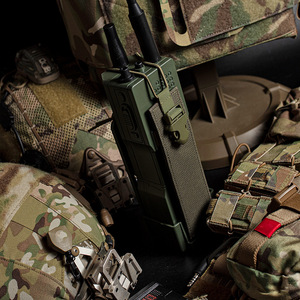 Nouvelle arrivée - Pochette radio tactique MBITR <span class=keywords><strong>PRC</strong></span> <span class=keywords><strong>152</strong></span> MOLLE compatible avec les gilets pour la chasse et le tir en plein air - Product Image 3