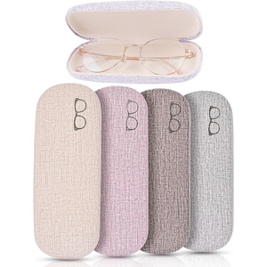 ราคาถูก พิมพ์ฟรี ขั้นต่ำสั่งซื้อน้อย บรรจุภัณฑ์แว่นตาสุดหรู แว่นกันแดดพร้อมโลโก้และกล่องใส่แว่นตา กล่องแว่นตาหนัง - Product Image 1