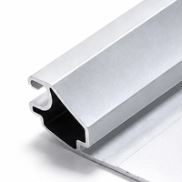 Profilé en aluminium extrudé en forme de U, assemblable, pour décoration de plafond et d'armoires, moulure en aluminium à clipser, pour l'intérieur de la maison, OEM