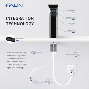 Secador de Manos Automático Comercial de Alta Gama con Sensor Inteligente, Sin Contacto, Fuente de Alimentación de Cobre - Product Image 4
