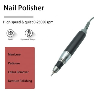 2086 AT-B12 KP65 25000RPM Tragbarer elektrischer Polierer Gebürstetes Metall Nagel bohrer Handstück - Product Image 4