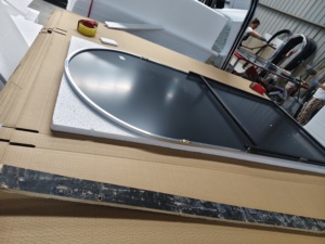 <span class=keywords><strong>Miroir</strong></span> de luxe sur pied en verre design moderne style arqué esthétique pour la décoration de la chambre vente en gros usine directe - Product Image 6