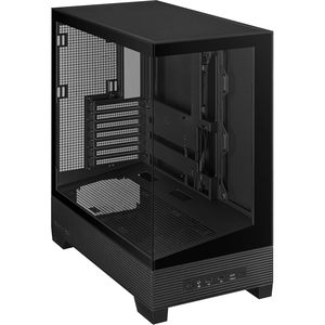 Boîtier de jeu ASUS A31 TG noir, format Mid-Tower, ATX, double verre trempé sans cadre, connecteurs BTF cachés, prise en charge du refroidissement AIO 360 - Product Image 6
