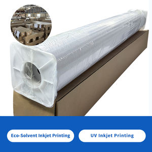 גבוהה tack עצמי דבק ויניל לבן בפורמט גדול pvc אוויר בועת חומר פוסטר להדפסה מבריק עבור פוסטרים המכונית - Product Image 5