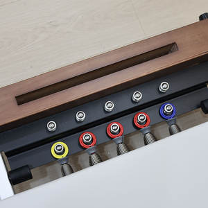 Nuevo estilo, reformador de Pilates de color nogal, reformadores plegables, uso doméstico, estudio de Yoga, equipo de Fitness de madera maciza, gimnasio - Product Image 6