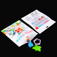 Sacs à fermeture éclair en mylar recyclable thermoscellable en gros - Emballage refermable avec fenêtre transparente pour produits jouets