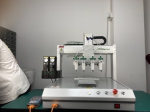 Robot de distribution de colle automatique à trois axes avec guidage linéaire à vis à billes et <span class=keywords><strong>portique</strong></span> - Product Image 5
