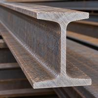 Poutre en I en acier laminé à chaud Q235B Q355B, section en I structurelle, découpe sur mesure pour la construction