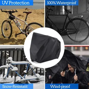 Housse étanche de vélo personnalisée en usine 420D Oxford tissu VTT housse anti-poussière housse de protection de vélo