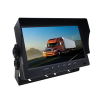 SeemeTech Monitor Retrovisor Portátil de 7 Pulgadas con Reproductor MP3, VGA, IPS Full HD, Sistema Operativo Android, GPS, USB, 1 Año de Garantía, Compatible con Tesla Model 3/Y