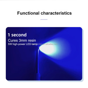 Lámpara de Fotocurado LED Dental 1 Segundo de Curado Inalámbrica Cabezal de Metal 4 Modos Alta Potencia 800-2400mw/cm² Equipo para Dentista - Product Image 6