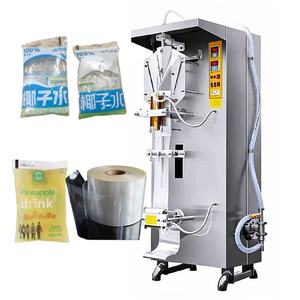 Machine de remplissage automatique verticale pour sachets de jus, d'eau et de liquides, avec impression de date, capacité de 1000 pièces par heure - Product Image 1