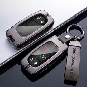 Faible quantité minimale de commande luxe silicone alliage d'aluminium voiture métal couverture de clé intelligente pour Dodge ram challenger avanger srt voyage accessoires - Product Image 2