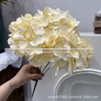 Buket Bunga Hydrangea Buatan Irand Model 01 5 Tangkai 27 Tangkai, Dekorasi Pernikahan Musim Panas Tanpa Akhir