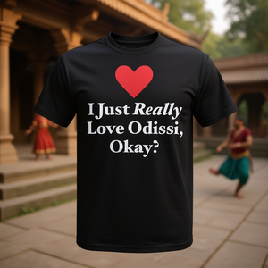 Camiseta con cita de danza india de Odissi Okay, me encanta mucho - Product Image 3