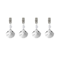 Clip per Tovaglia in Stile Retrò Colorato Xiaohongshu, Decorazione per la Casa, Ciondolo con Perline, Ornamento Pendente in Cristallo, Fornitura Transfrontaliera