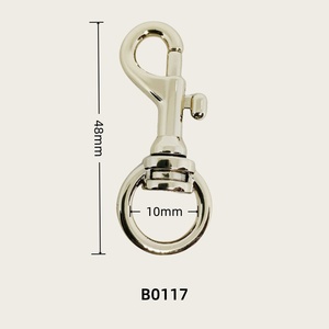 Bán Buôn Dây Buộc Xoay <span class=keywords><strong>Snap</strong></span> Móc Mạ Vàng Vòng Chìa Khóa Kim Loại Tôm Hùm Móc Khóa Hợp Kim Con Chó Dây Xích Kim Loại Mắt Xoay Carabiner Móc - Product Image 2