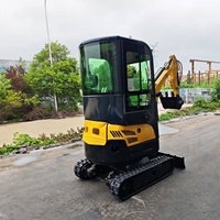 Mini-excavatrice à chenilles de 1,5 tonne à livraison rapide, machine de terrassement pour location et revente