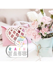 1pc, oggetto decorativo da scrivania in acrilico a forma di cuore, che suggerisce psicologicamente a se stessi che posso "sei fantastico". È un Dec - Product Image 4