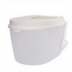 Caja de arena para gatos de PP, a prueba de salpicaduras, de fácil limpieza, con entrada superior, para razas de gatos persas, más vendida. - Product Image 3